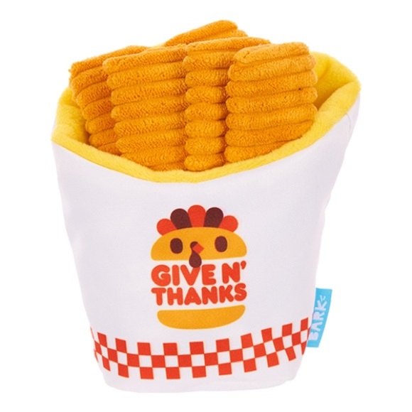 Bark Squeak Potato Fries Dog Toy NWT - Picture 1 of 5